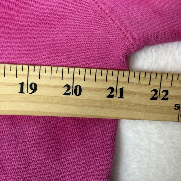 Old Navy Crew Neck Pullover Sweatshirt Womens Medium Tall Pink Tie Dye Hippie - Picture 6 of 7